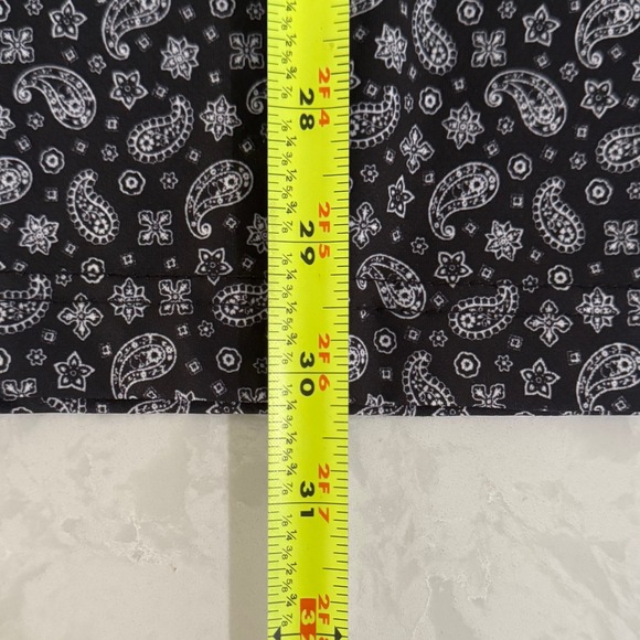 Roundtree & Yorke Performance Polo Shirt Paisley‎ Print Golf Athletic L - Picture 7 of 7